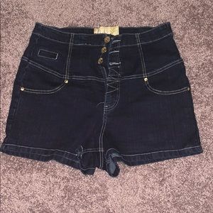 Juniors High Waisted Shorts